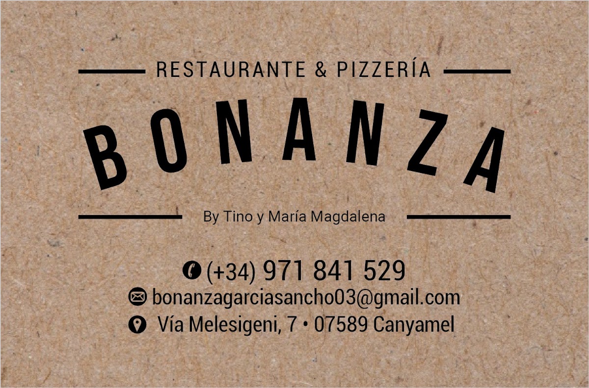 Pizzería Bonanza