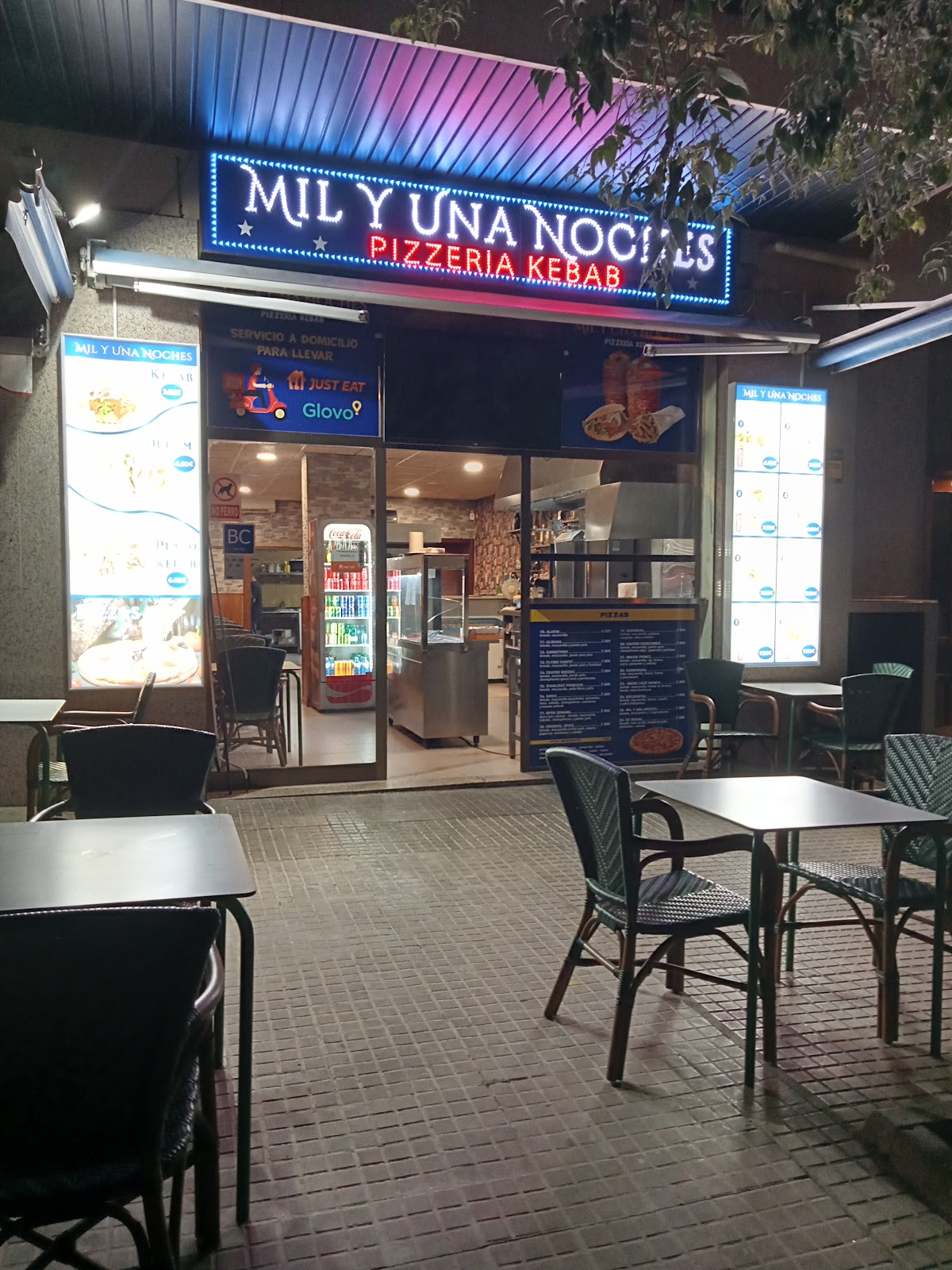 mil y una noches pizzería & kebab
