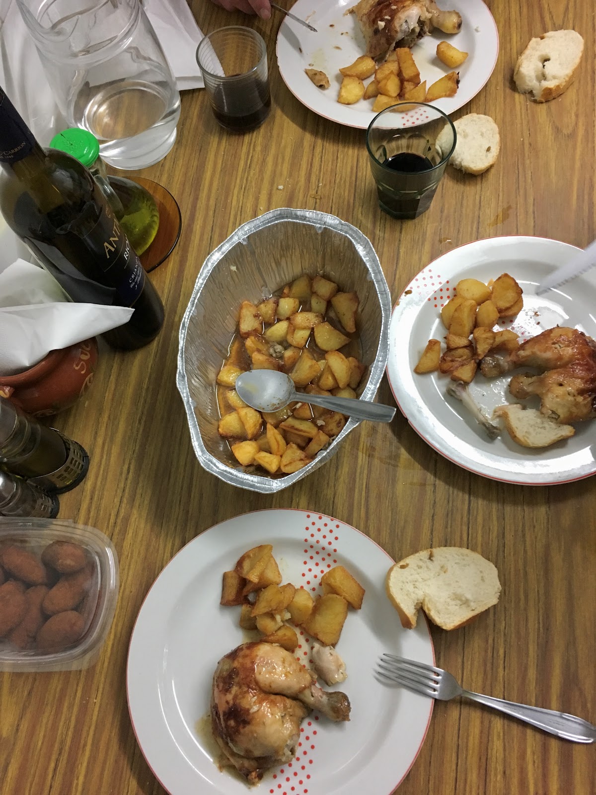 Listo el pollo en Ca Sa Padrina